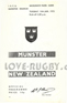 Munster v New Zealand 1973 rugby  Programmes